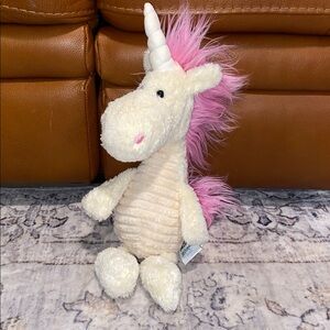 Jellycat White Unicorn Snagglebaggle Ursula 16” Soft Plush Stuffed Animal